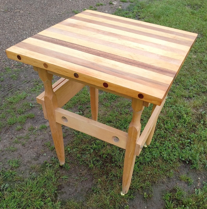 Cutting Board Top Kitchen Cart / Side Table (ET765) gallery