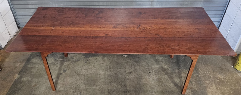 DR DIMES Cherry Large Farmhouse Dining Room Table Benchmade gallery