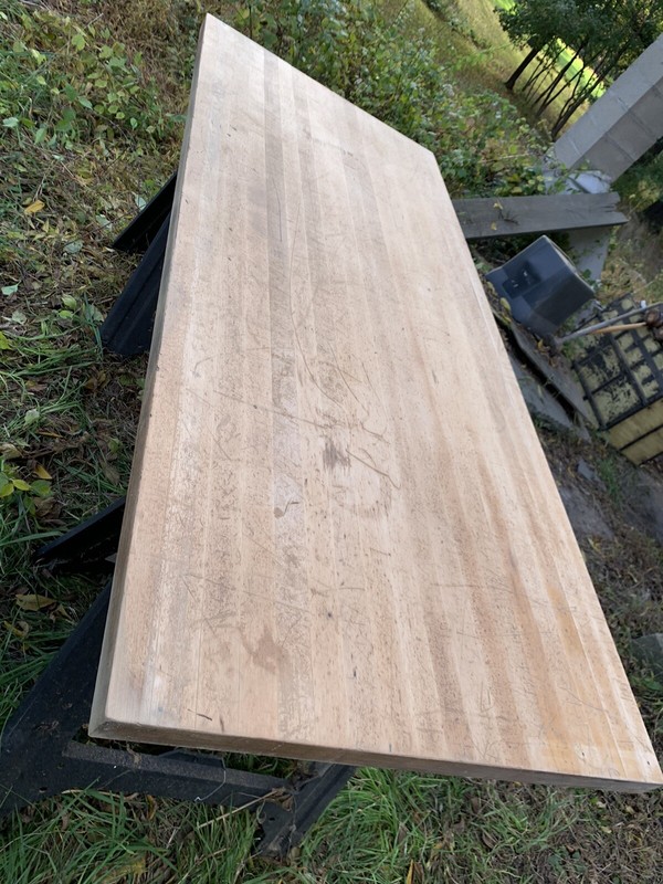 butcher block table Counter Top 6’ Long Maple gallery