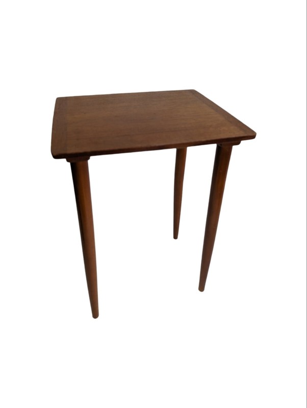 Norwegian small coffee table - small coffee table with teak table top
