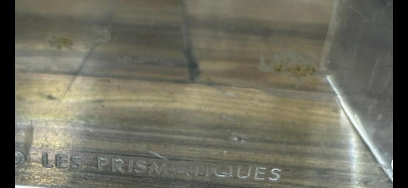 Les Prismatiques Acrylic Coffee Table Base with Glass Top gallery