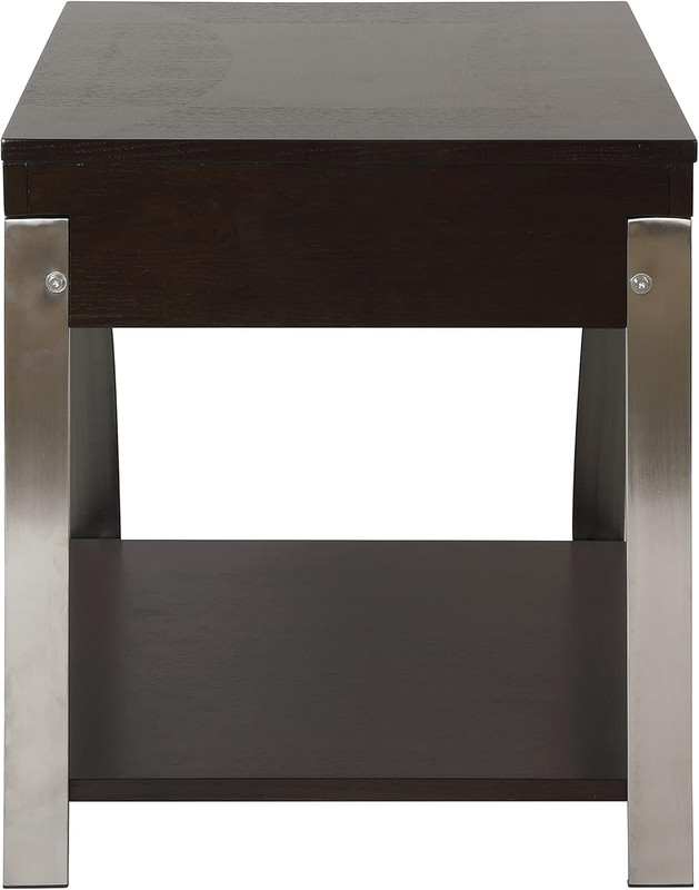 Stylish Two-Tone Clyde End Table for Modern Living Spaces gallery
