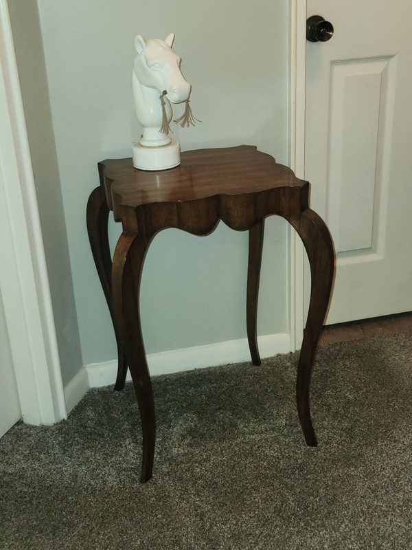 Keno Bros. for Theodore Alexander Scalloped Side Table - Model WPD576 - Rare gallery