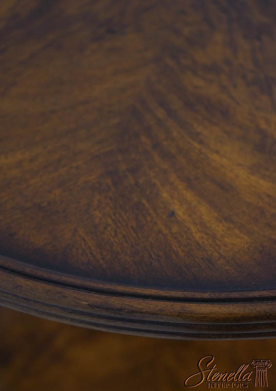 LF71375: THEODORE ALEXANDER Althorp Mahogany And Brass Two-Tier Dumbwaiter Table gallery