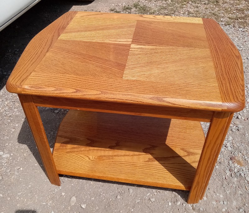 Mid Century Oak Mersman End Table / Side Table (RP) (ET491) gallery