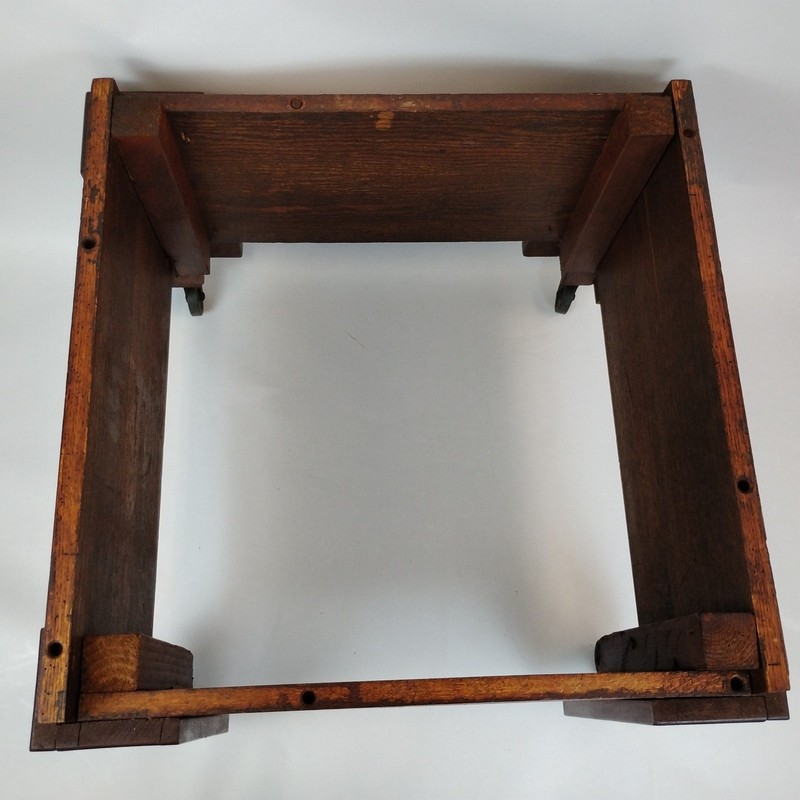 Handmade Repurposed Conrey & Birely Top Oak Storage Chest Coffee Table w/Casters gallery