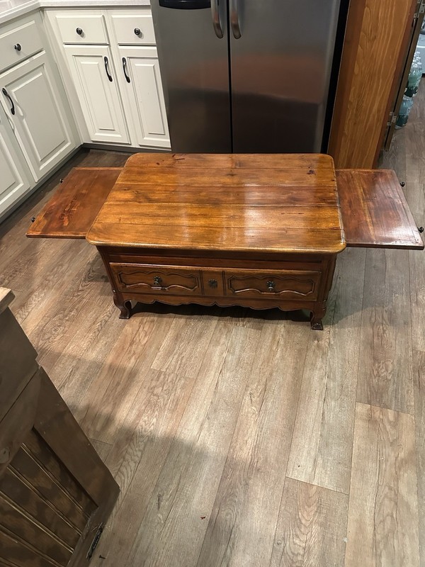 Unique Solid Wood Antique Coffee Table