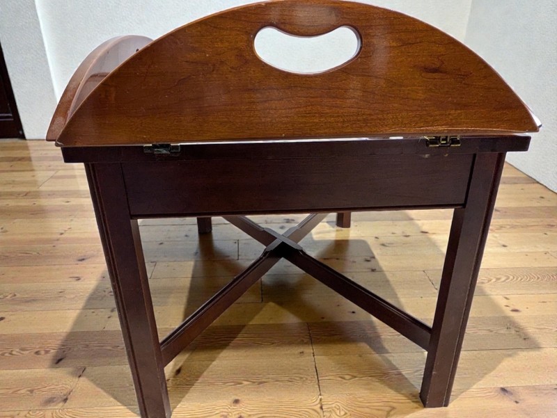 Vintage Cherry Butler’s Tray Top Coffee Table gallery