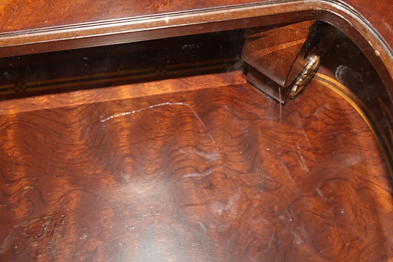 Used Astoria Grand Louis XVI Style Glass Top End Table gallery