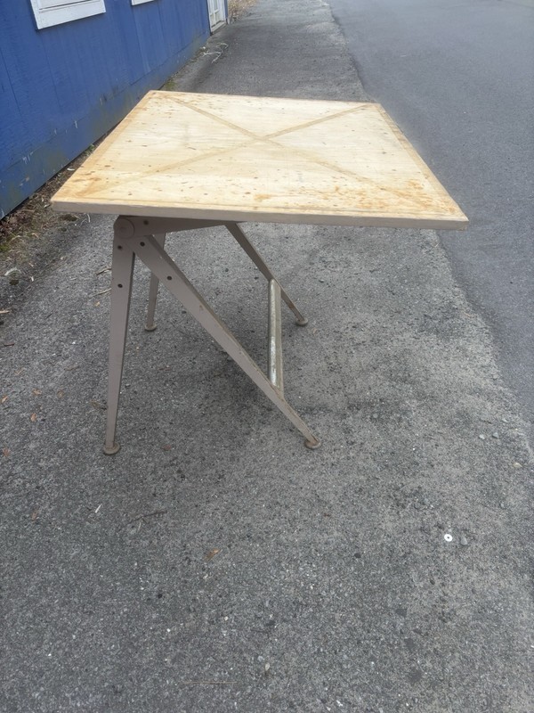 Rietveld Relay Drafting Table Dutch Mcm Circa 1960desk Artist