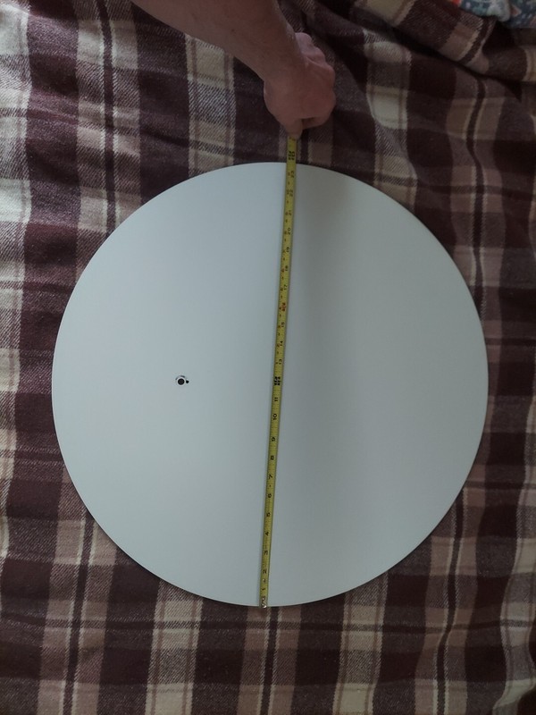 Table Top Heavy Solid Metal 1/4 Thickness