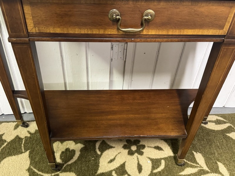 Antique Columbia Manufacturing Inc Inlaid Console Table gallery