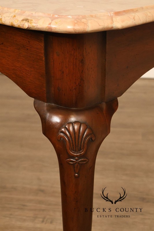 Kittinger Colonial Williamsburg Marble Top Mahogany Server gallery
