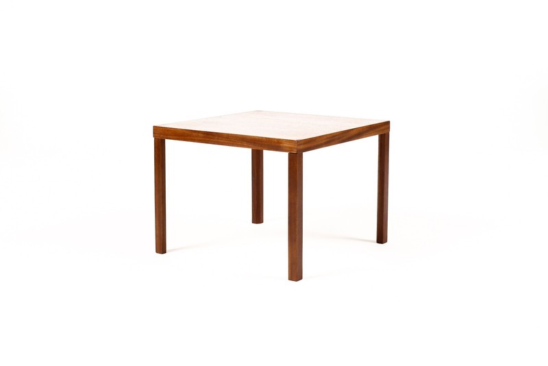 Danish Modern / Mid Century Square Teak Square Side Table — Hans Olsen — B gallery