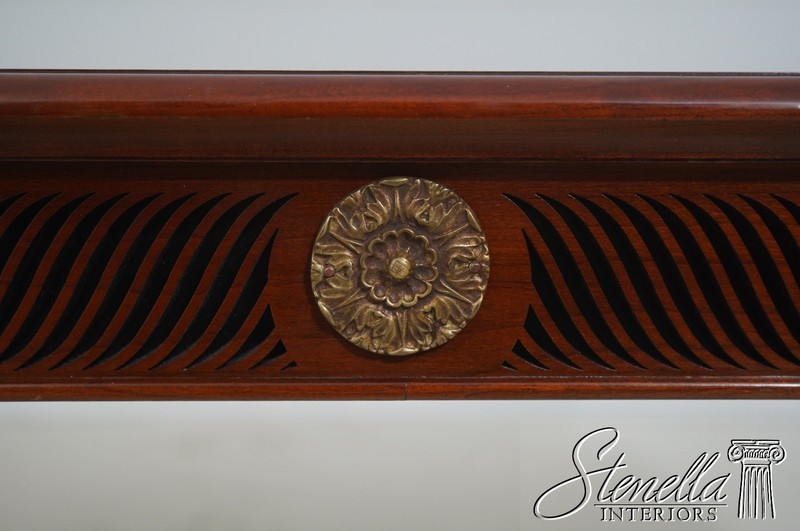 L71205: JOHN WIDDICOMB Neoclassical Inlaid Mahogany Cocktail Coffee Table gallery