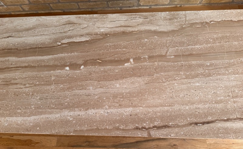 Walnut Wood Marble Jacks Jax Pearsall Craft Coffee Table Vtg Danish Design Mcm gallery