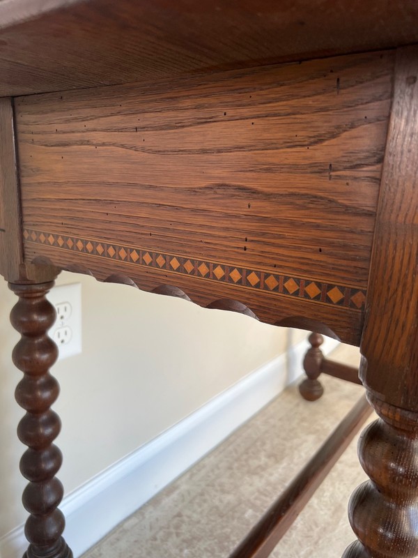 Jacobean Style Antique Oak Side Table gallery