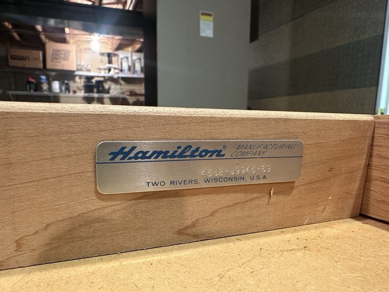 Hamilton Vintage 2 Drawer Drafting Table 72” x 38” x 36” gallery