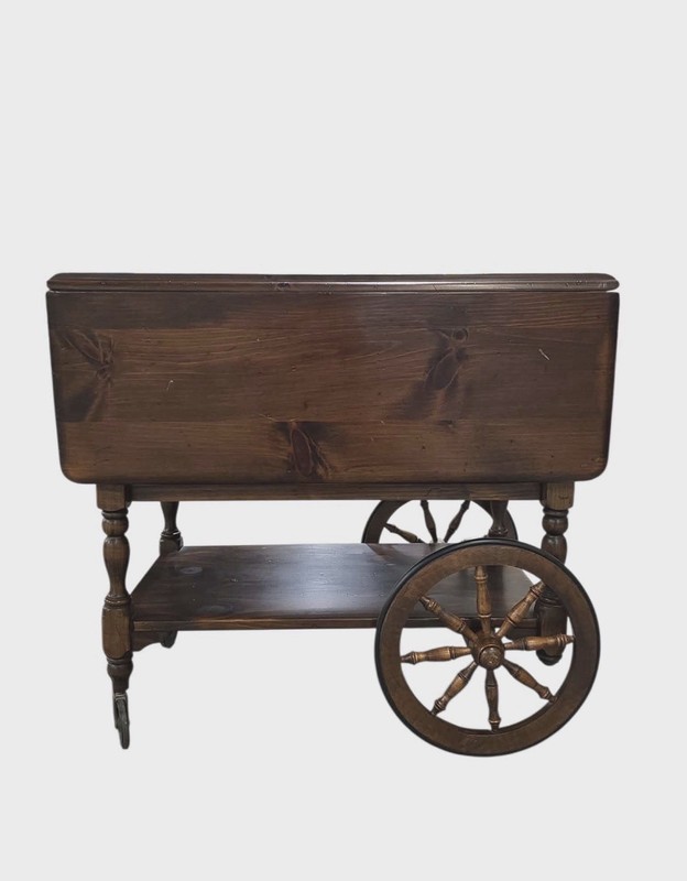 Ethan Allen Old Tavern Tea Cart Table