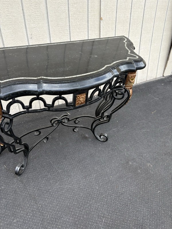 66849 Super Quality Marble Top Console Table Hall Stand Sideboard Server gallery