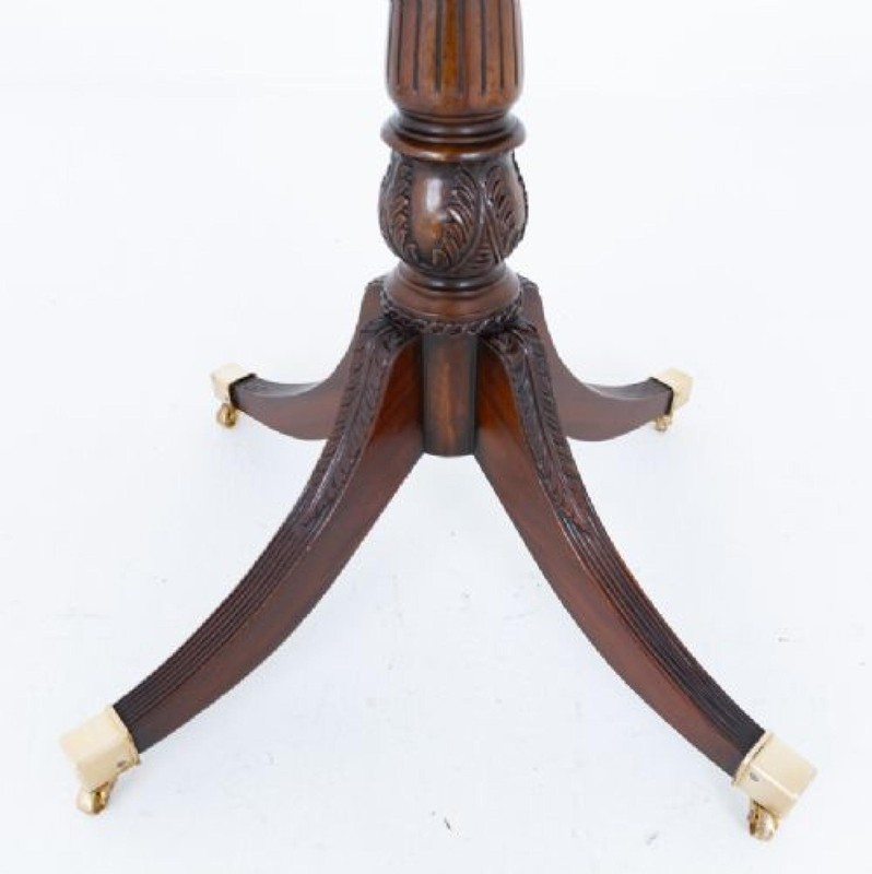 Regency Dining Table Pedestal Extending 20 Seater Mahogany gallery