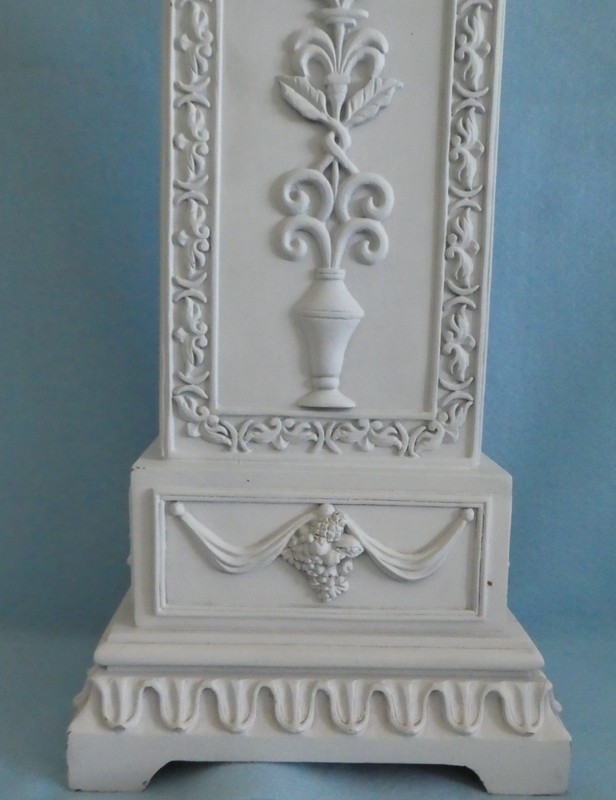 Neoclassical Column Pedestal Lamp Base or Plant Stand 16 1/2" tall gallery