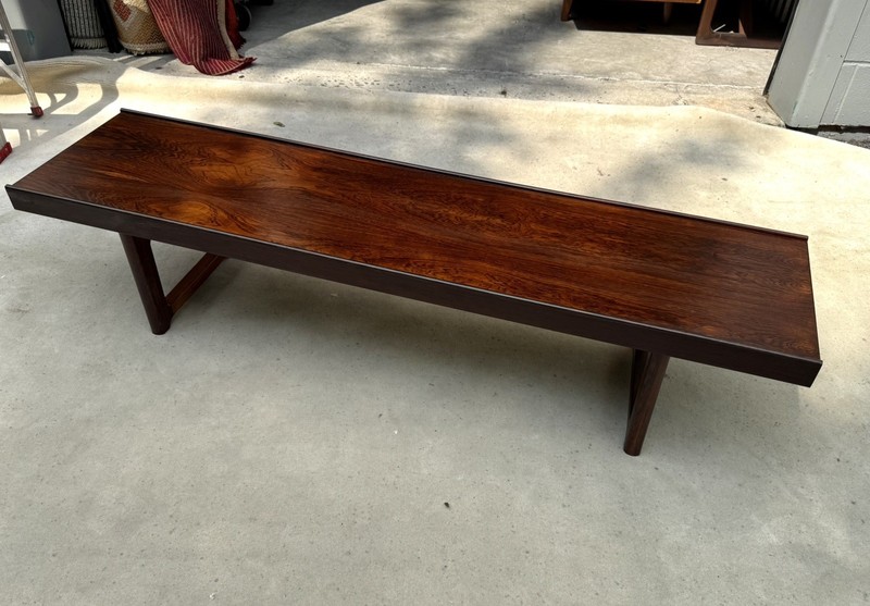 Severin Hansen for Haslev 1960s Danish Square Rosewood Coffee/Side Table gallery