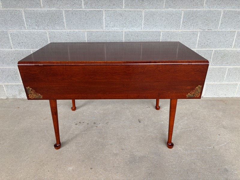 HITCHCOCK RIVERTON FINISH 48" CHERRY DROP LEAF DINING TABLE gallery
