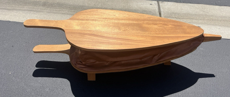 Mid-Century Modern MCM Bellows Coffee Table Handmade Local Pick Up