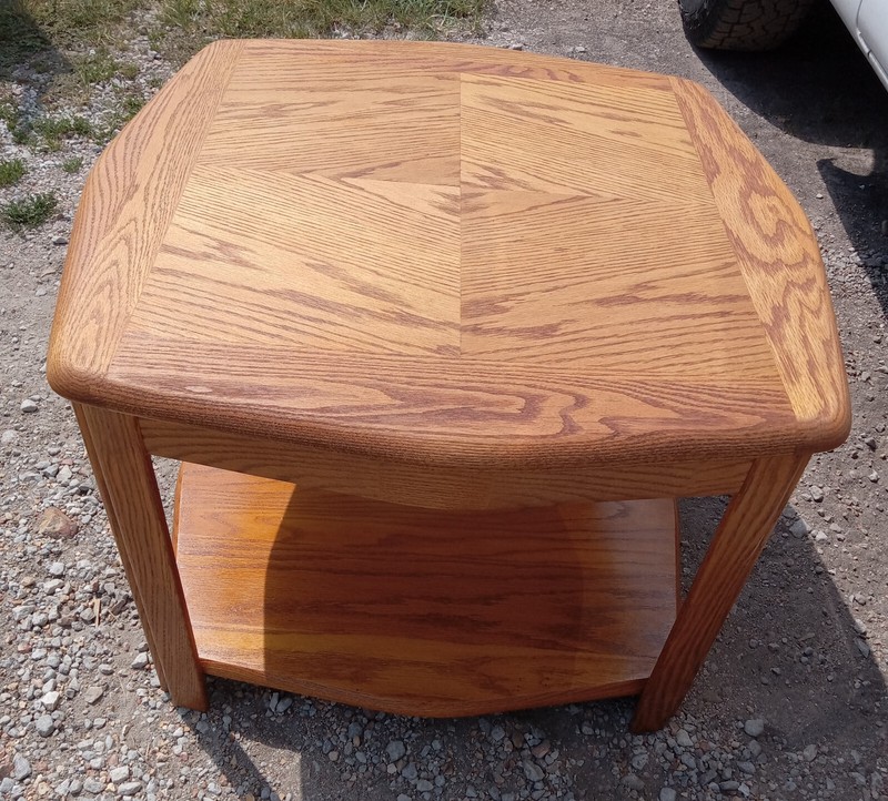 Mid Century Mersman Oak Veneer End Table (RP) (ET490) gallery