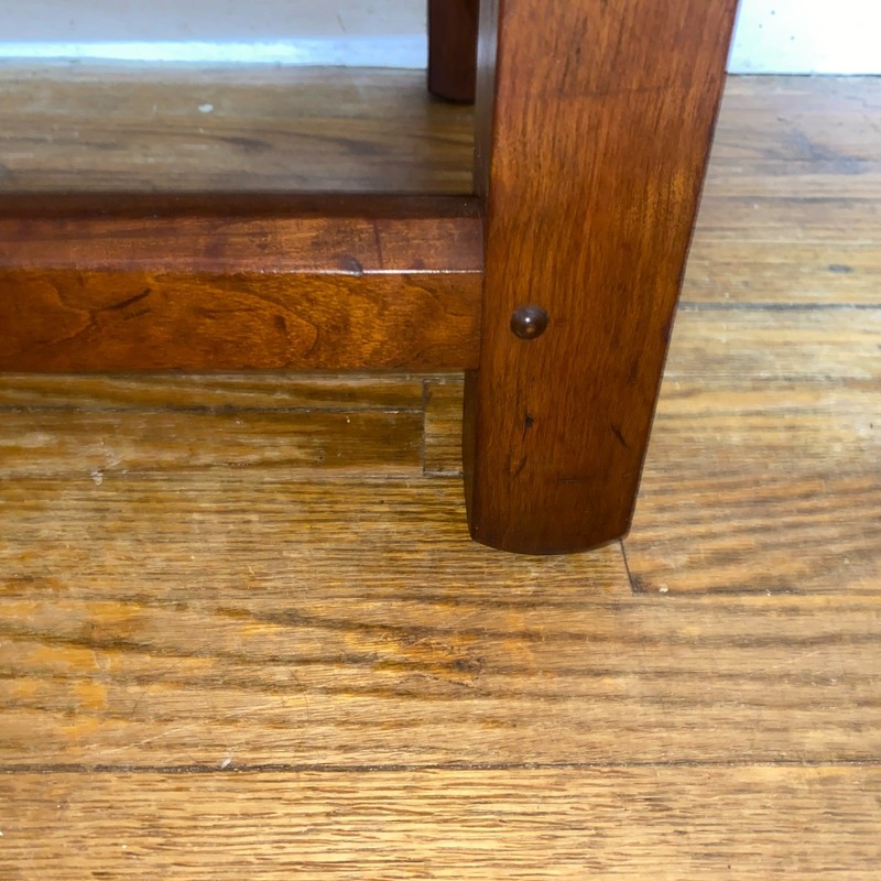 Antique L & J G Leopold Stickley Jacobean Cherry Wood One Drawer End Side Table gallery