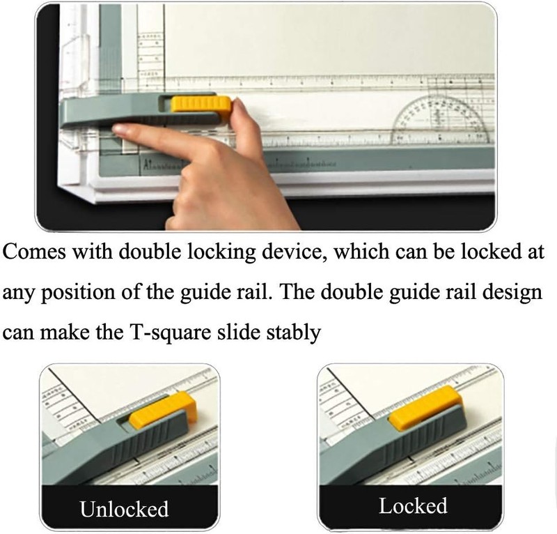 Durable A3 Drawing Board Workstation - Inch Scale Sketch Tool, Portable Design gallery