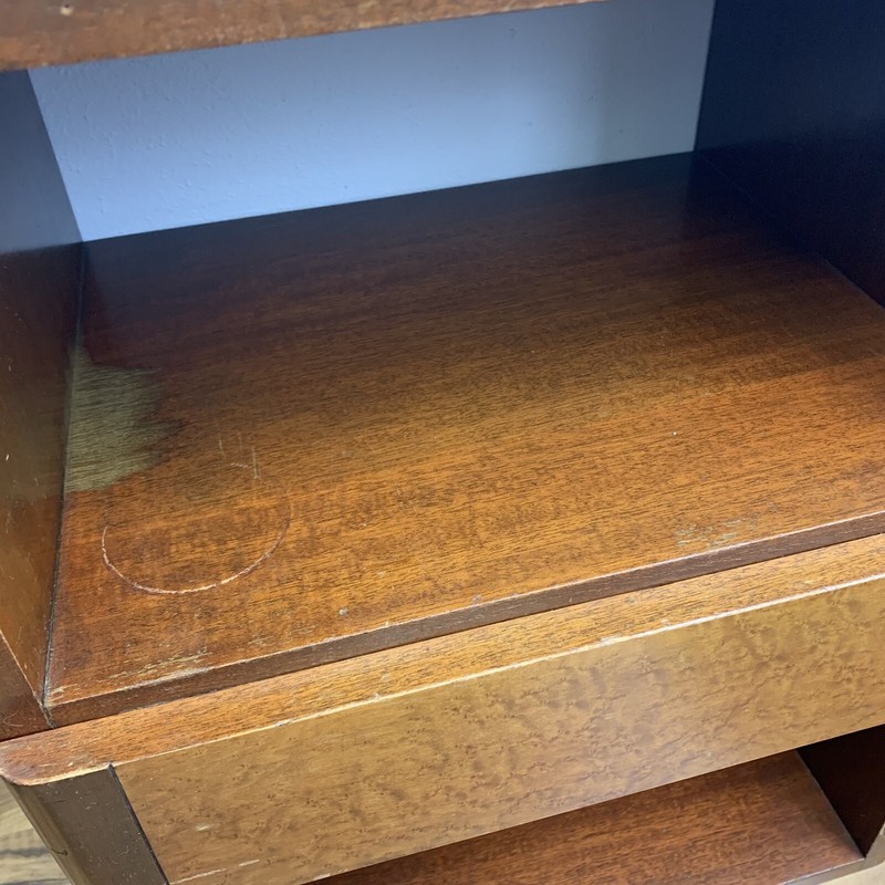 VTG 1950s Mid-Century Modern RWAY Solid Mahogany Wood 29" Side End Accent Table gallery