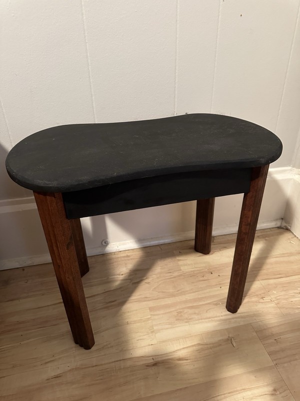 Vintage Mid-Century Table 1950s Handmade Harris Line Furniture gallery