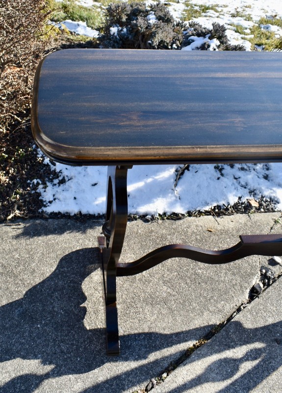 Vintage Walnut Jacobean Style Console/Sofa Table gallery