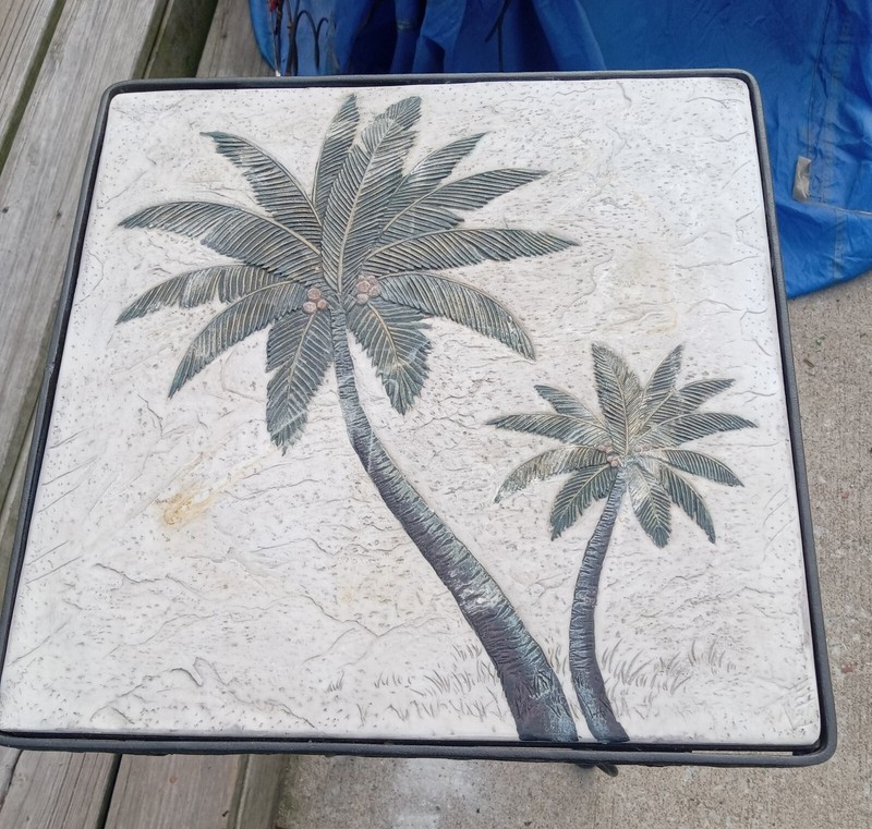 Palm Tree Iron Plant Stand (PS298) gallery