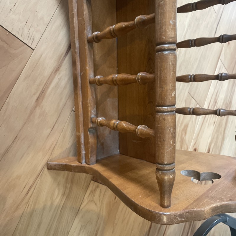 Vintage Ethan Allen Heirloom Maple Magazine Rack gallery