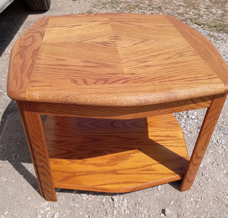 Mid Century Mersman Oak Veneer End Table (RP) (ET490) gallery