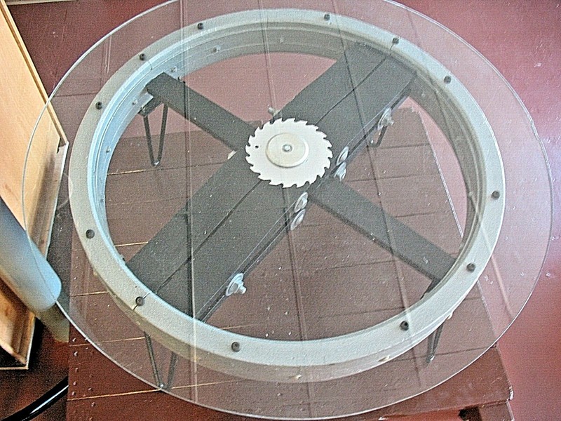 STEAMPUNK COFFEE TABLE INDUSTRIAL AGE MARVEL ALL VINTAGE COMPONENTS OOAK