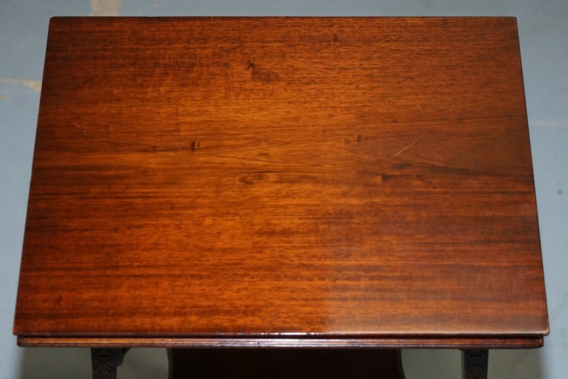 ORIGINAL RARE GILLOWS LANCASTER CIRCA 1789-95 MAHOGANY FOLD OVER GAME CARD TABLE gallery