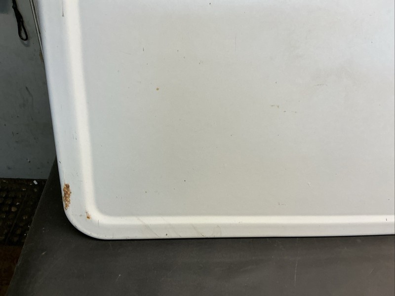 Vintage Hooser Porcelain Table Top 40.5in x 25in Farm Table Top gallery