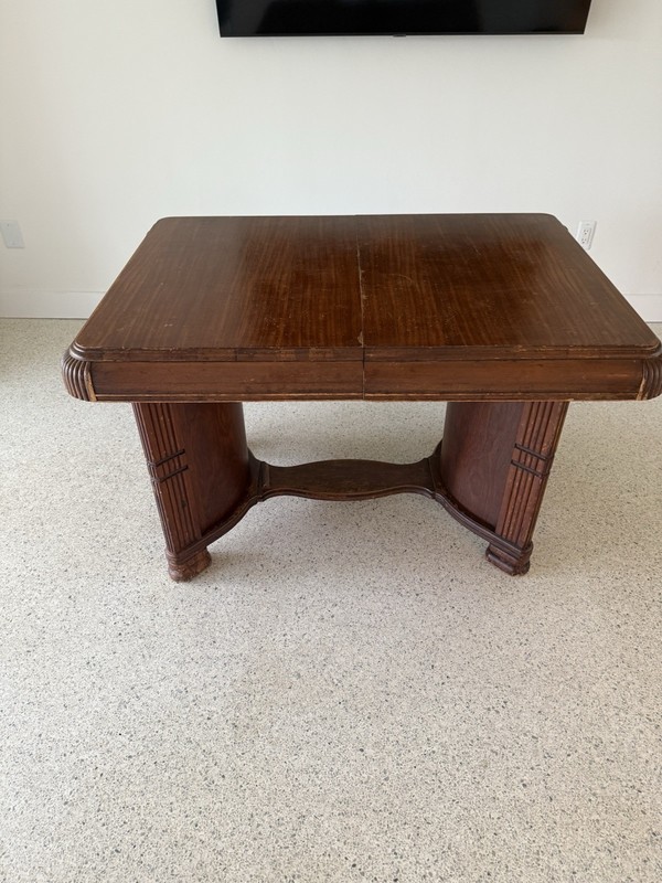 Antique 1930’s Art Deco Dining Table gallery