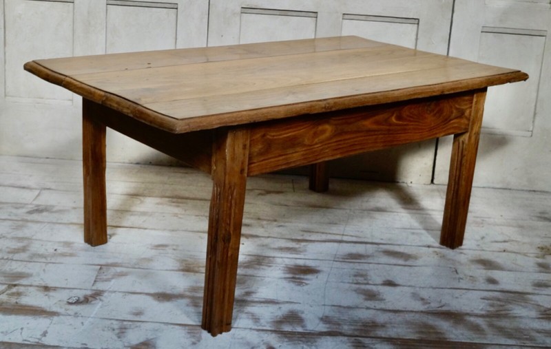 Antique French Chestnut Occasional Table gallery