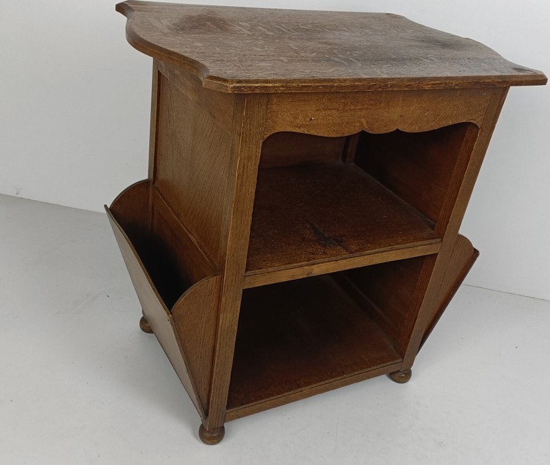 Antique Rare Art Deco Cabinet Desk Table Carved Wood very special Barn farmhouse gallery