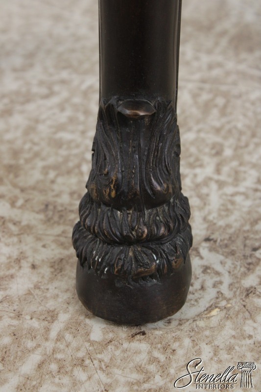 L72505: MAITLAND SMITH Mahogany And Metal Round End Table gallery