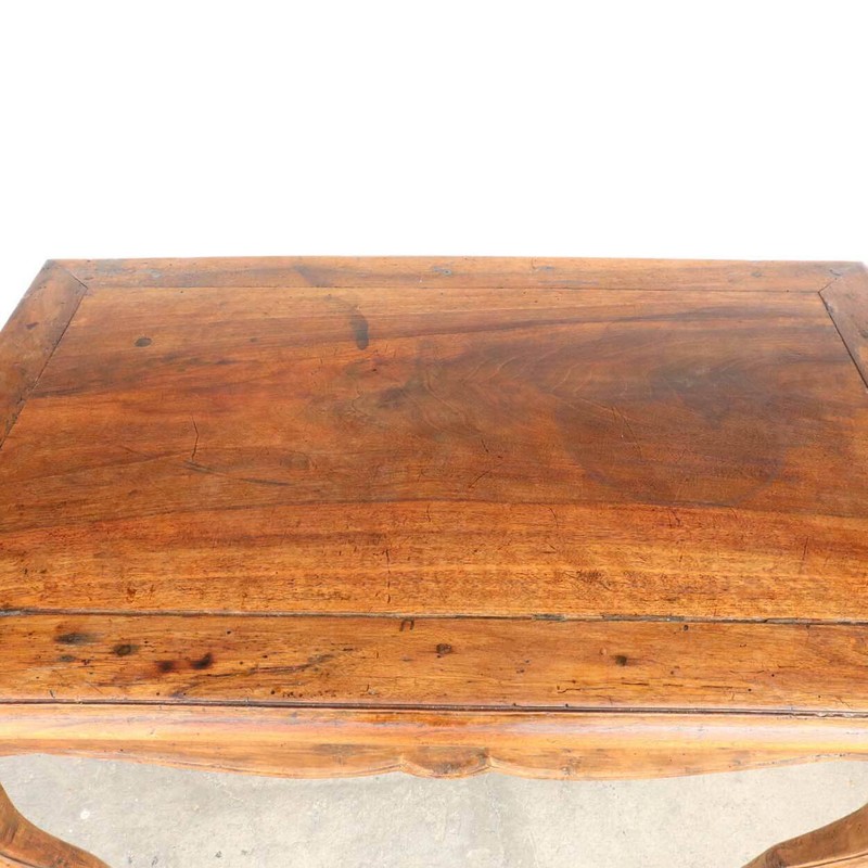 Antique French Louis XV Walnut Rectangular Center/ Side End Table c. 1770 gallery
