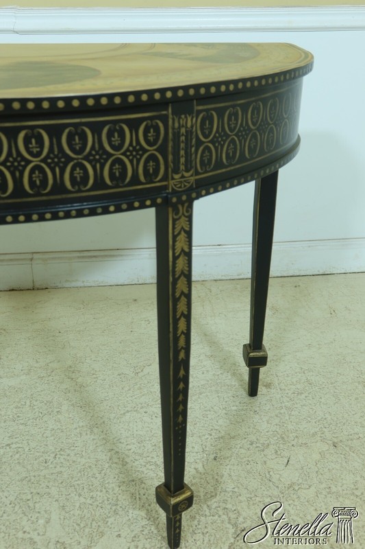 53663EC: Stunning Paint Decorated Console Or Hall Table gallery