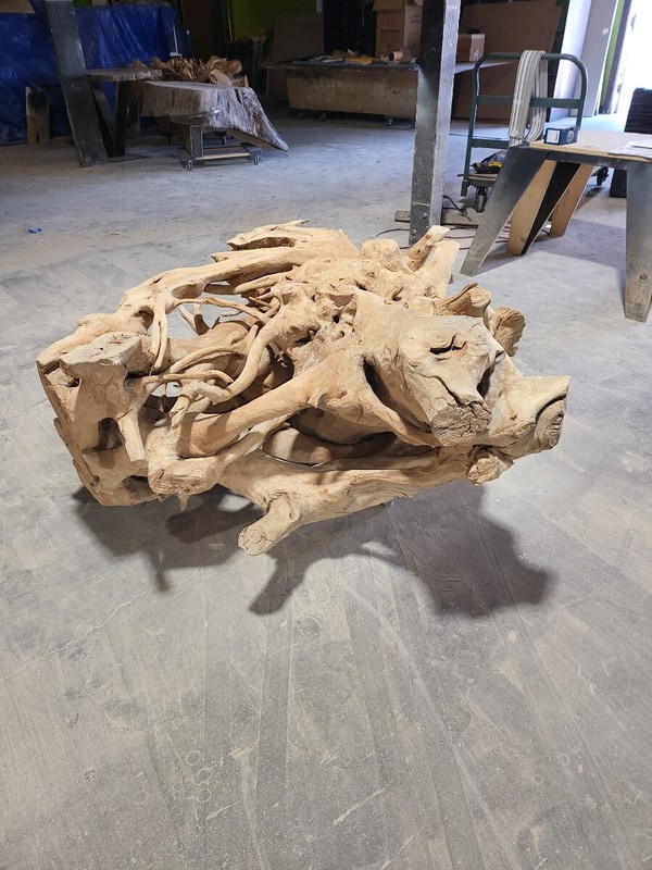 Walnut Root Ball ,Dining Table, Conference Desk Pedestal Base , 44 X 53 X 28H gallery