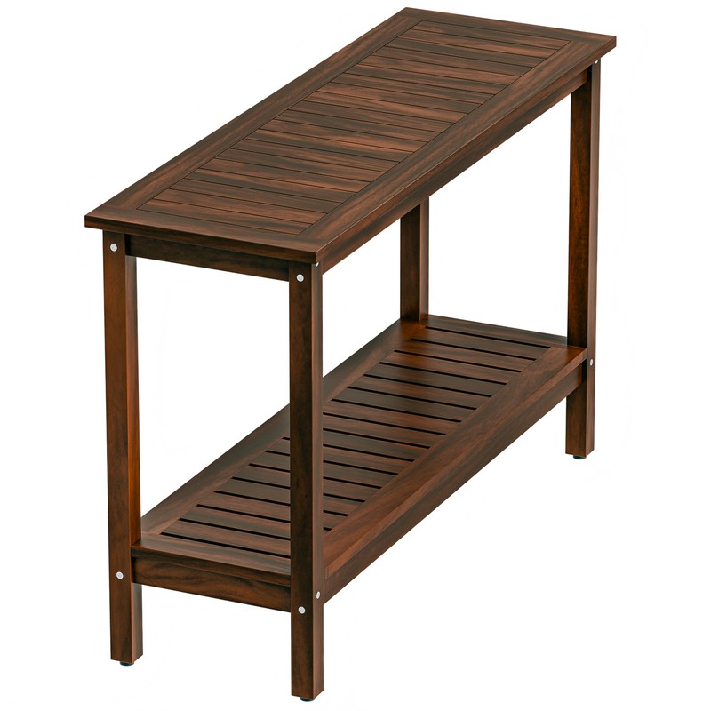 48'' Console Table Entryway Sofa Side Table w 2 Storage Shelves Organizer Coffee gallery