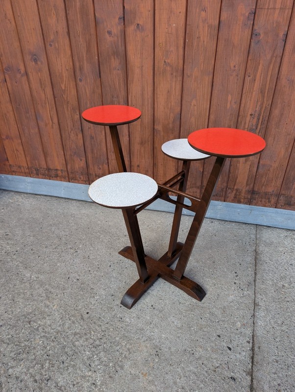 50s Vintage Flower Table 50er Blumentisch Rockabilly Floral Etagere 3, Original gallery